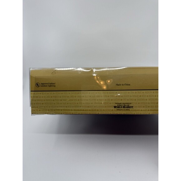 World Market Decorative Wicker Red Hot Pepper String Lights Set of 10 - Picture 4 of 7